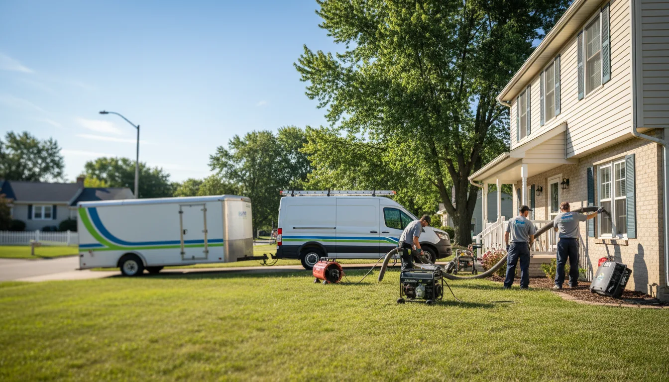 Flooded Basement Restoration And Cleanup With Repair in Alto Pass, IL near me